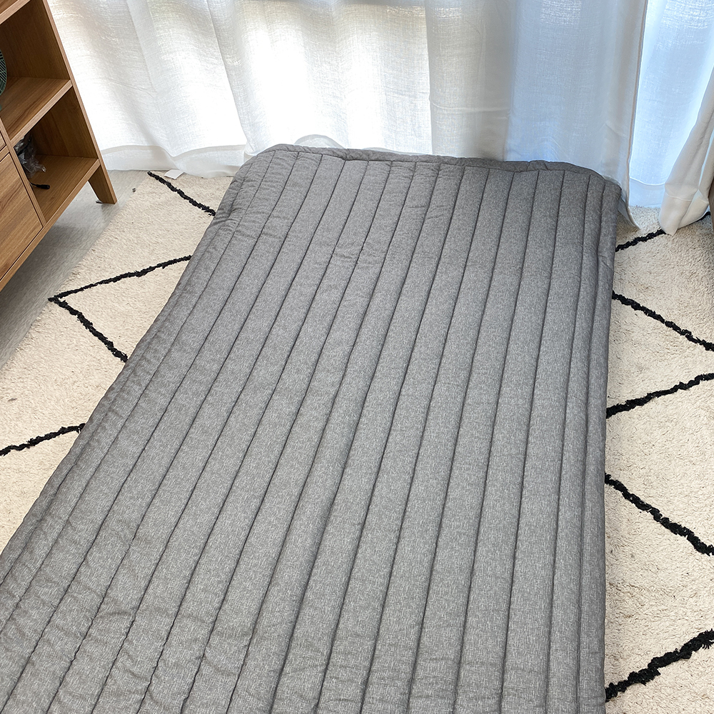 나혼자살림 부드러운 사계절 밀림방지 침대 매트리스 패드 고정밴드 국산 슈퍼싱글