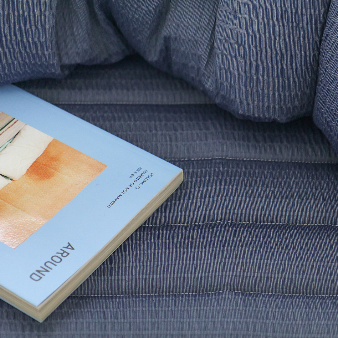 여름 침대패드 모달 시어서커 일자누빔 미끄럼방지 이불패드