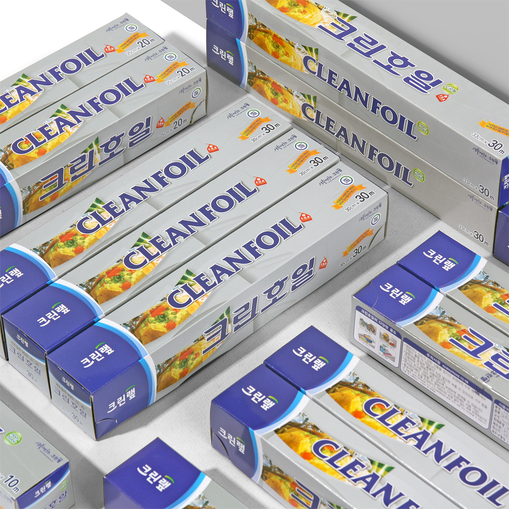 크린랩 크린 쿠킹 호일 호일 골드 생선 오븐 구이용 알루미늄 호일