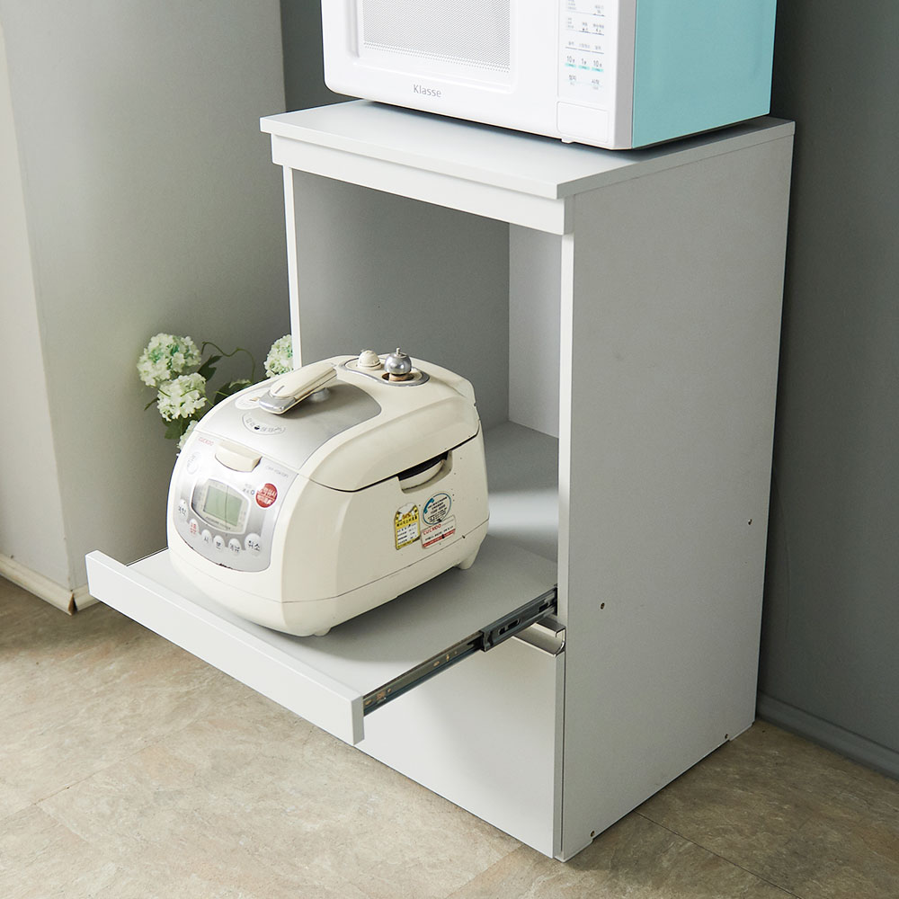 롤린 주방 전자렌지 수납장 렌지대 틈새 선반