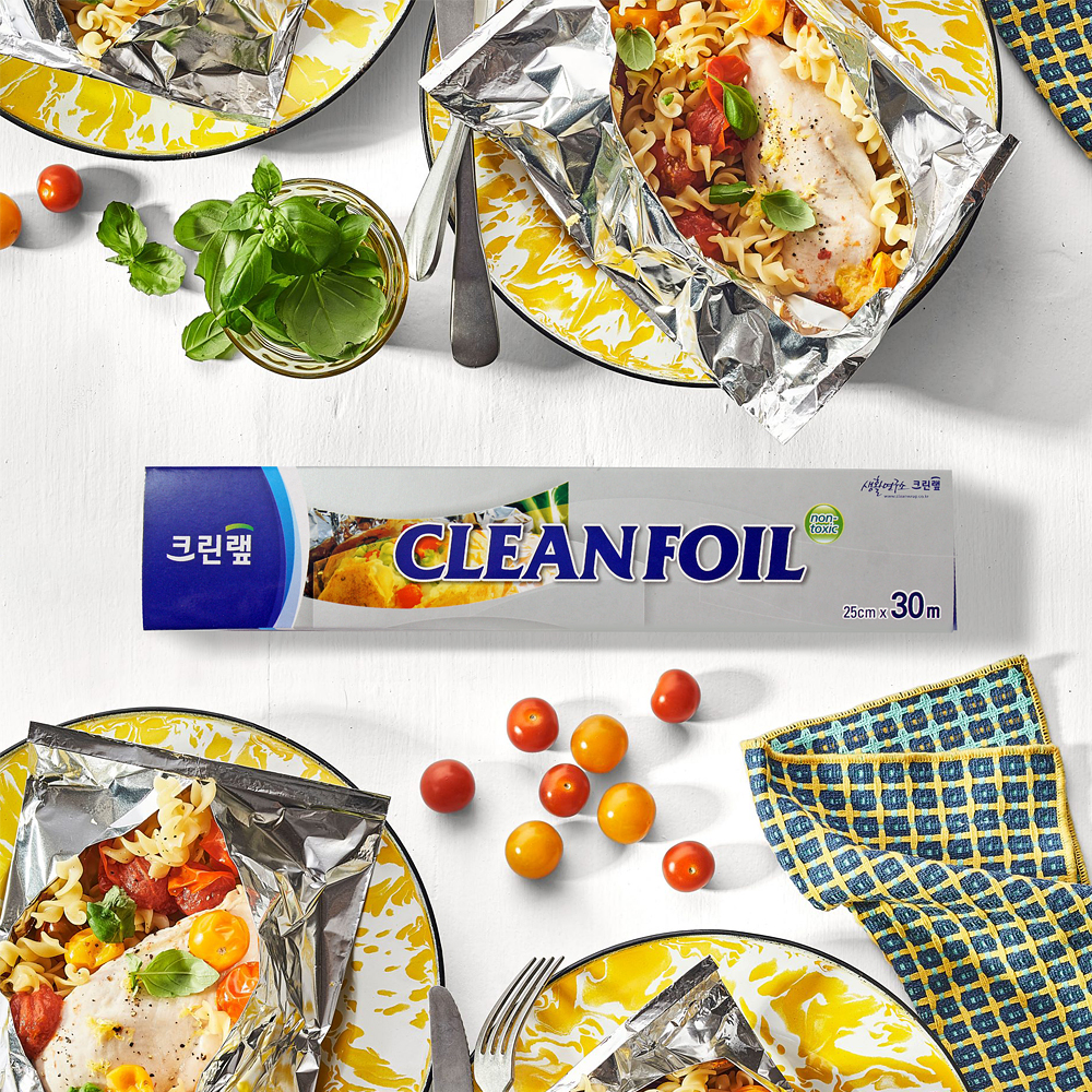 크린랩 크린호일 골드 쿠킹호일 25cm x 30M
