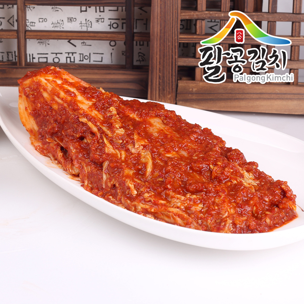 팔공 매운 실비김치1.8kg : 팔공김치