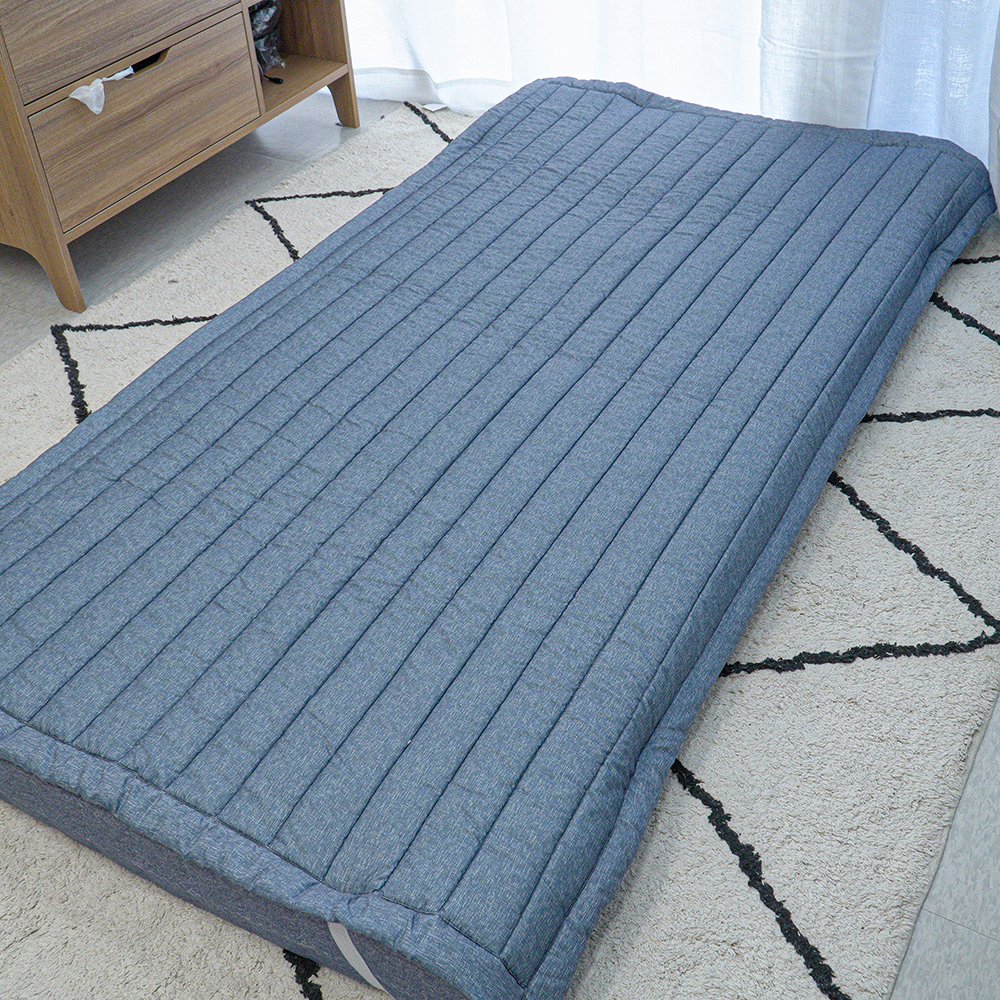 나혼자살림 부드러운 사계절 밀림방지 침대 매트리스 패드 고정밴드 국산 슈퍼싱글