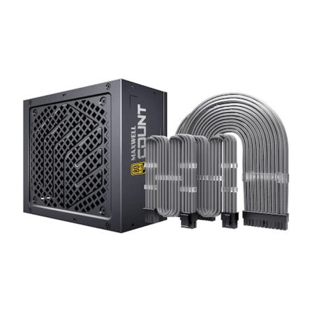 맥스엘리트 MAXWELL COUNT 850W 80PLUS GOLD 풀모듈러 (본체+메탈그레이)