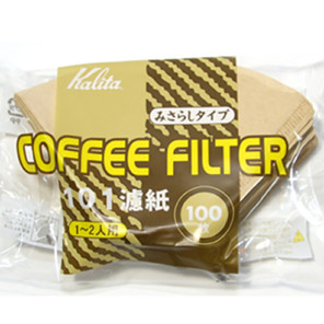 칼리타 1-2인용 브라운 커피필터 여과지 100매 NK101
