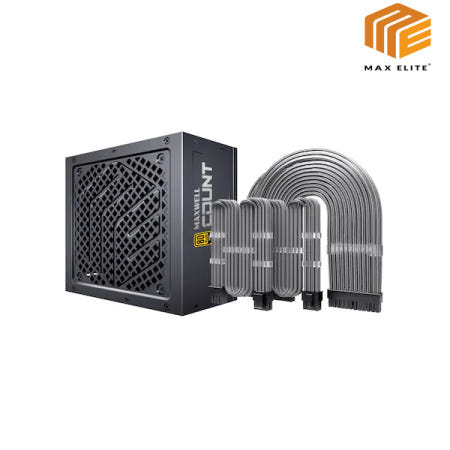 맥스엘리트 MAXWELL COUNT 850W 80PLUS GOLD 풀모듈러 (본체+메탈그레이)