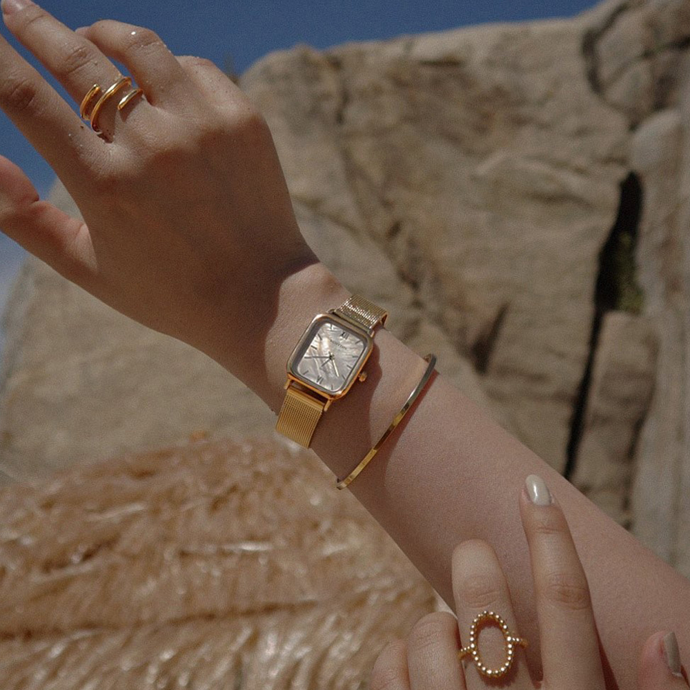 자개 여성 메탈시계 럼튼 하버 시계