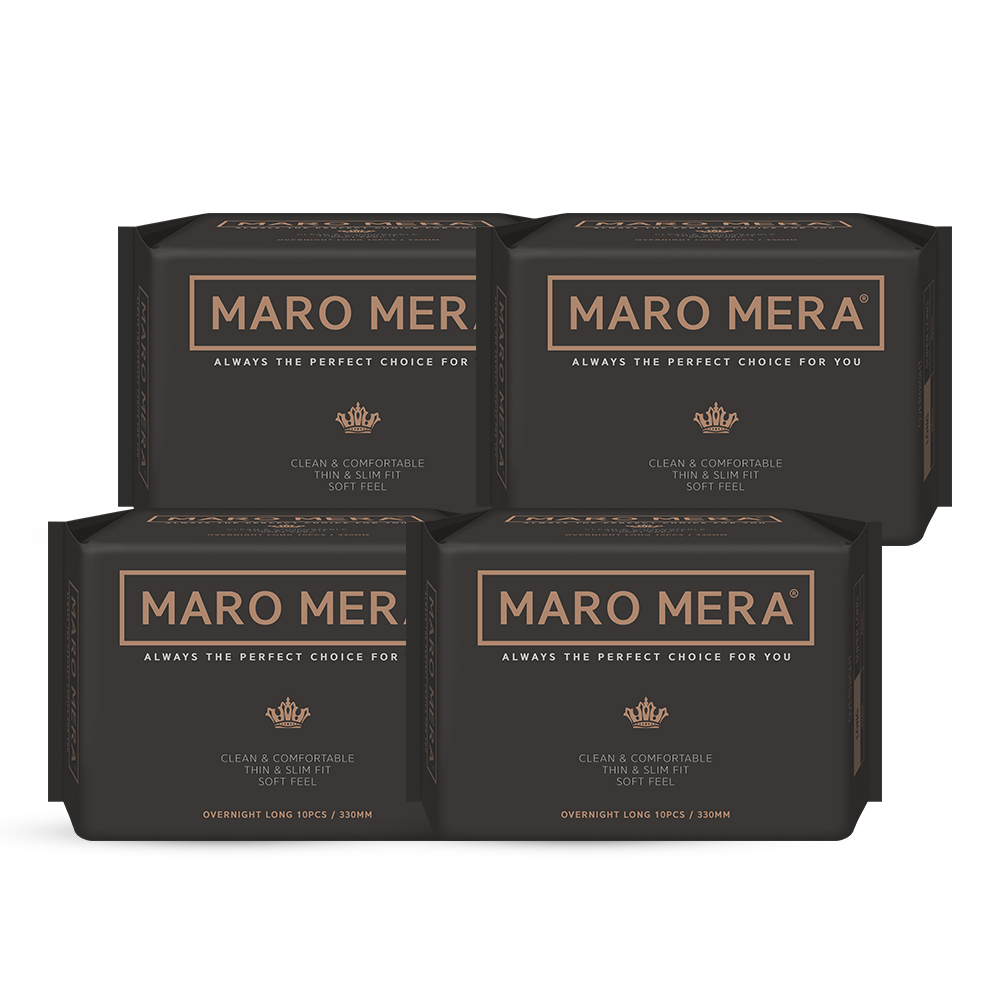 마로메라 순면 커버 생리대 오버나이트 롱 10p 4팩