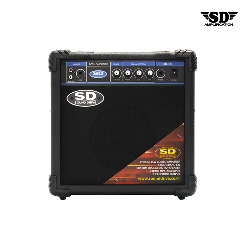 사운드드라이브 베이스 앰프 SB-15 15W - 메인 이미지