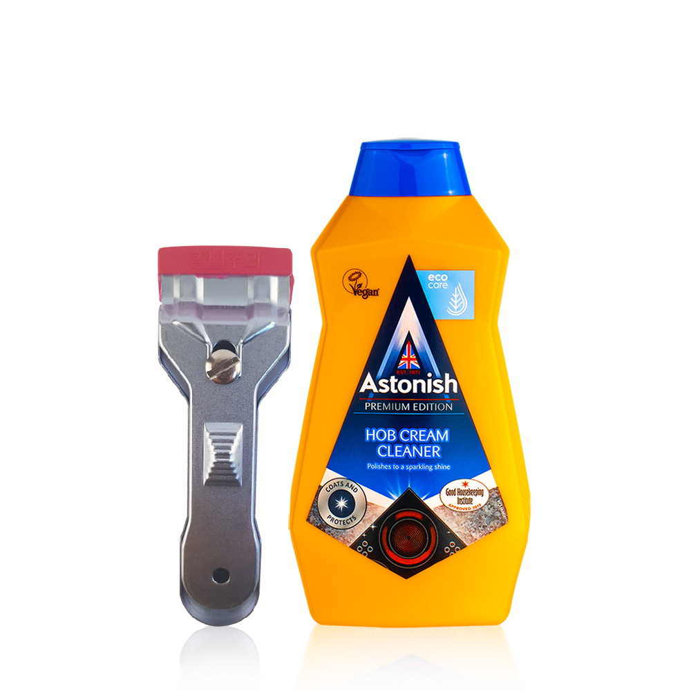 [본사] 아스토니쉬 인덕션클리너 500ml (스크래퍼 포함) 하이라이트 가스렌지 전자레인지 주방청소 - 상세 이미지 2