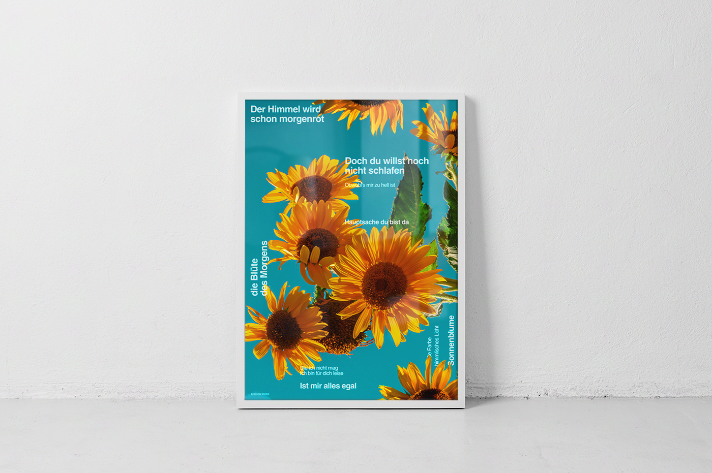 풍수 해바라기 그림 현관 거실 재물운 행운 인테리어 포스터 Sunflower Ver.2 - 상세 이미지 2