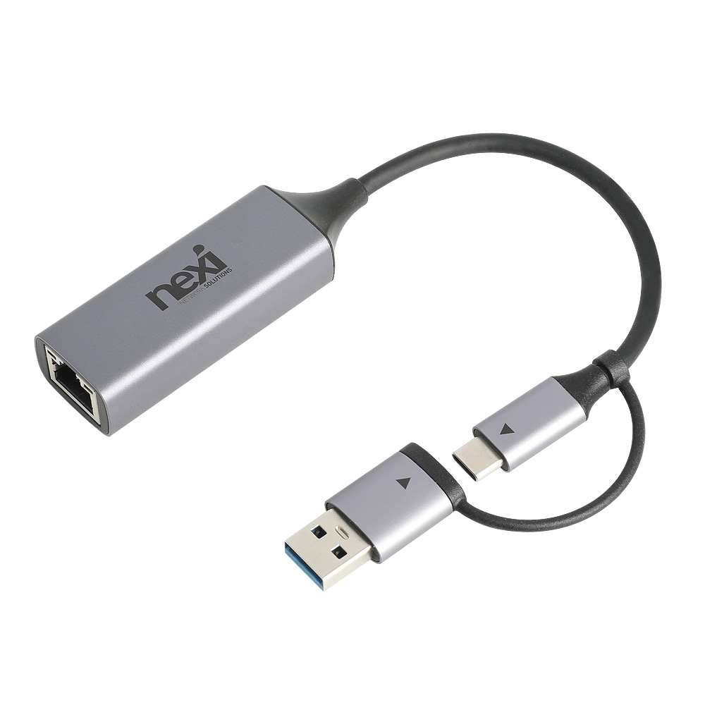 C타입 유선랜카드 노트북 USB 젠더 - 상품 이미지