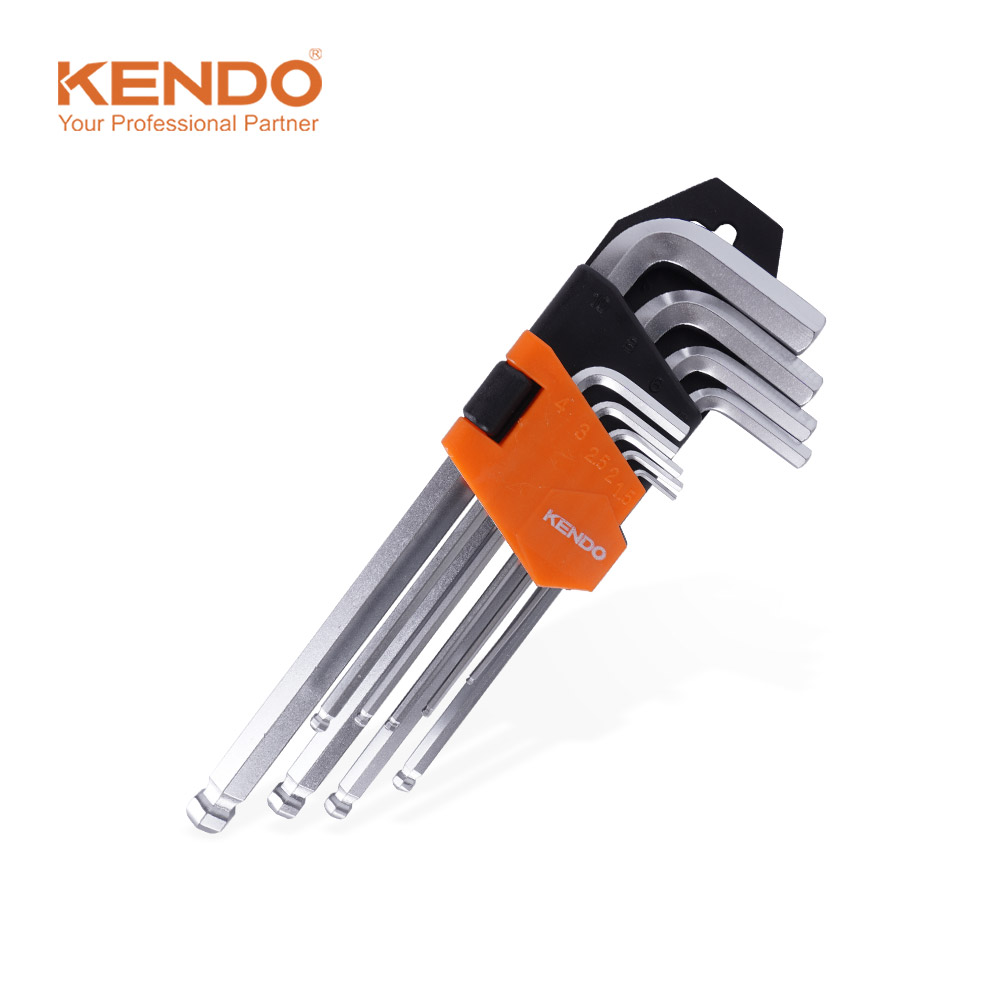 켄도 육각 볼 렌치 세트 9PCS (M) 20736N 제품 이미지