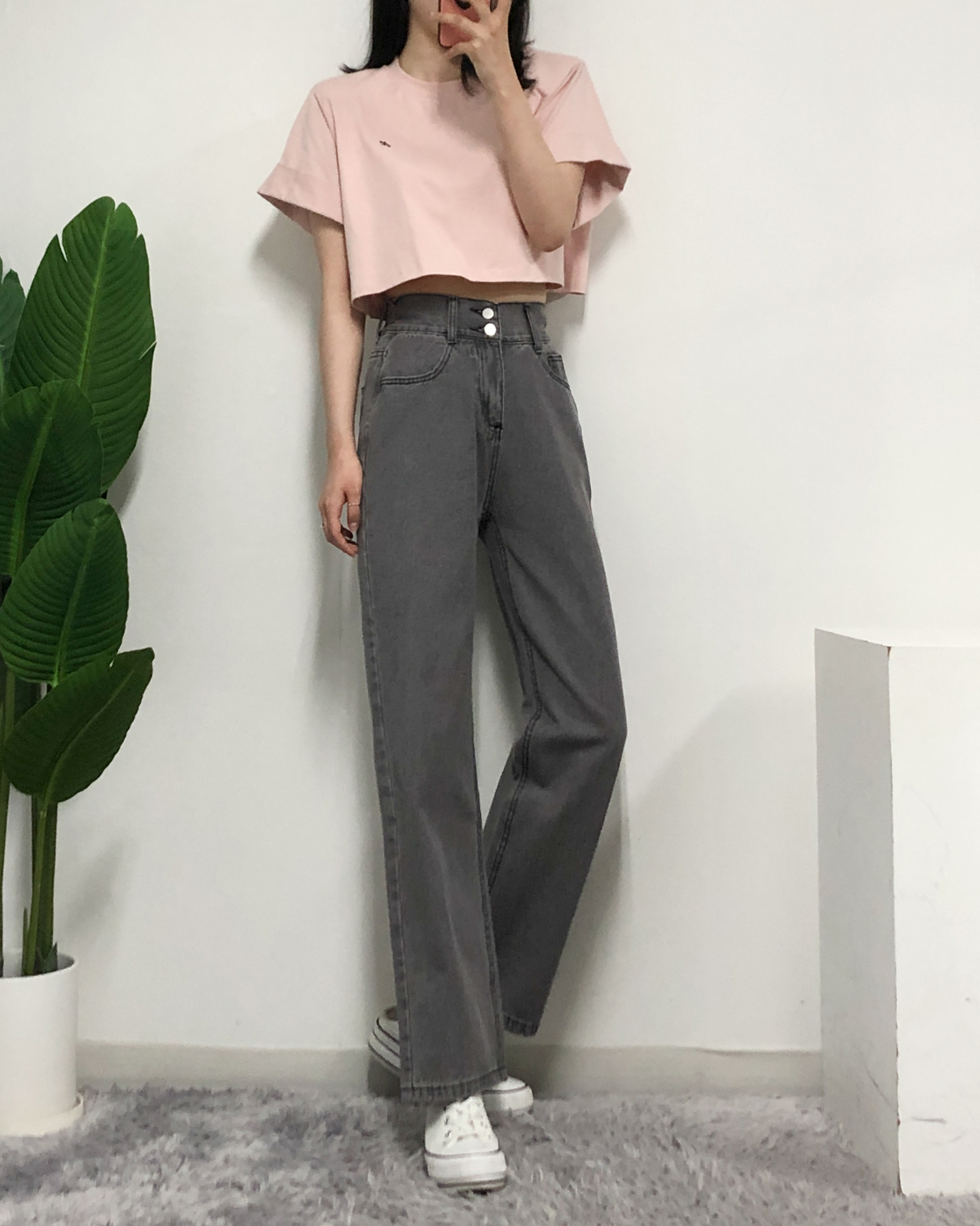 치치 와이드롱핏 일자 데님 팬츠 - 상세 이미지 2