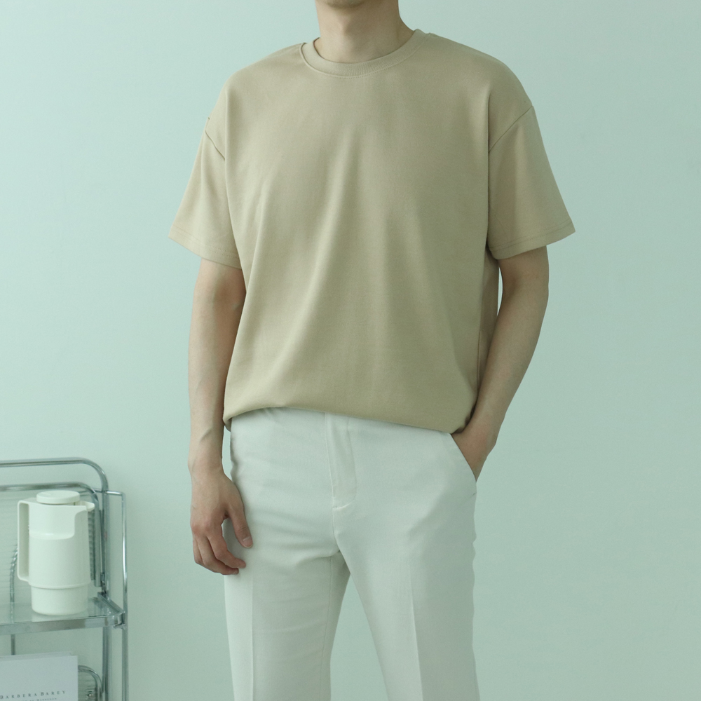 남자반팔티 빅사이즈 오버핏 이너 커플반팔티