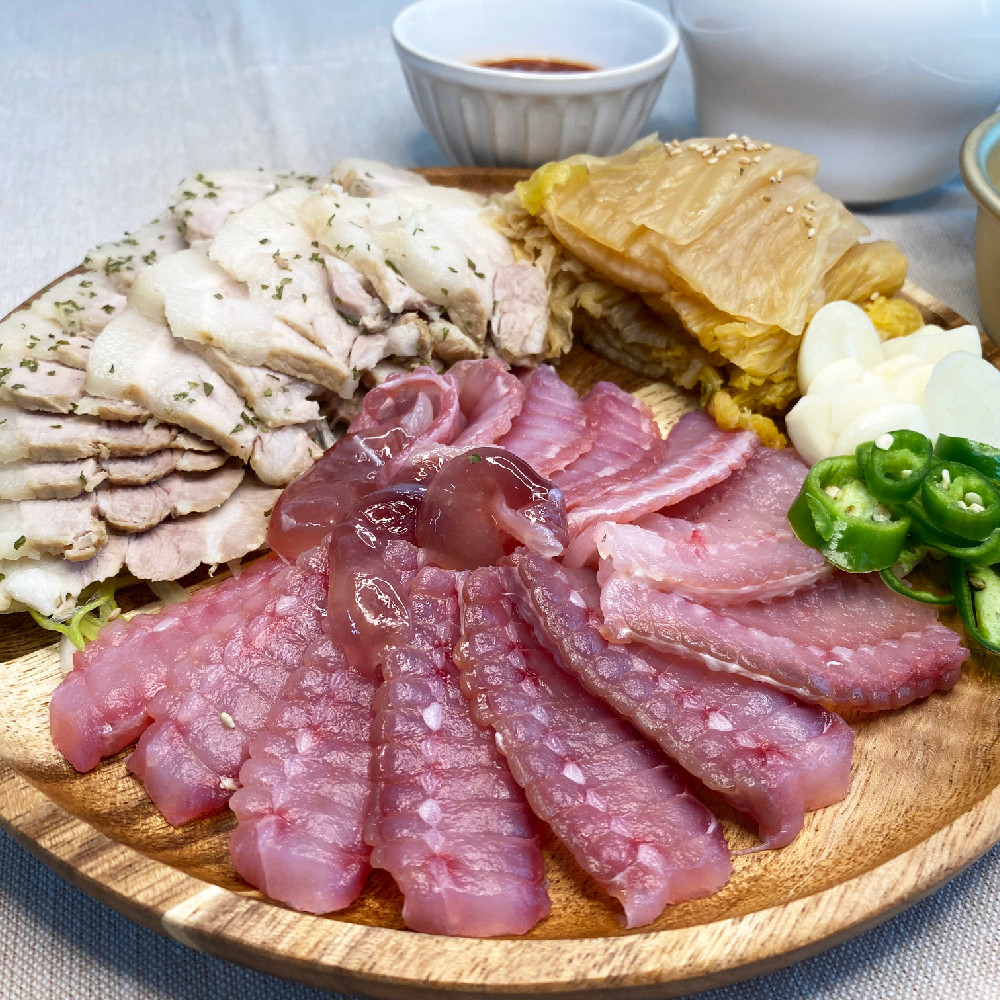 미식애락 저온숙성 국내산 전라도 홍어 300g 초고추장 홍어코 애 탕거리 증정 - 상세 이미지 3