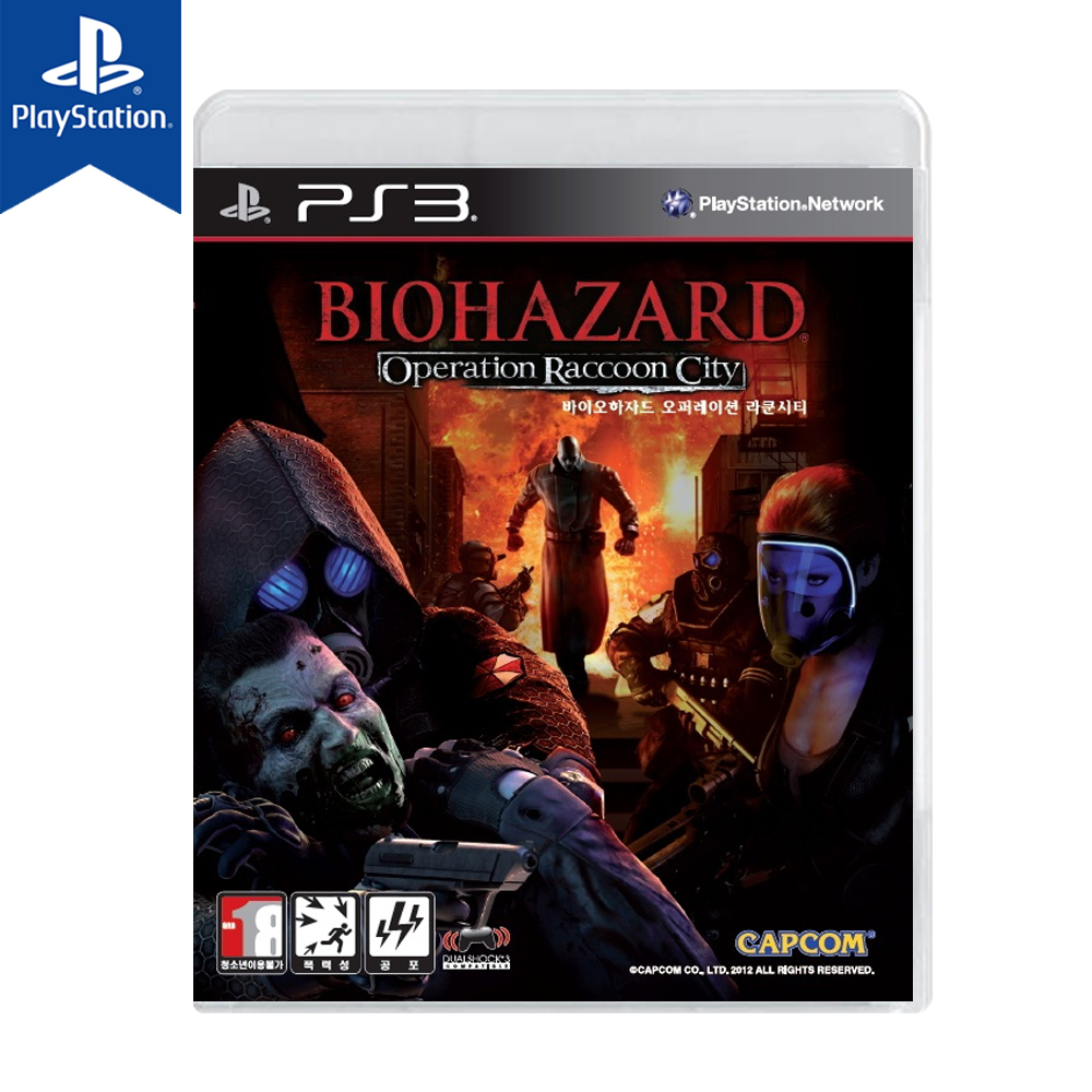 PS3 바이오하자드 오퍼레이션 라쿤시티 국내정발 영어 새제품 CD - 상품 이미지