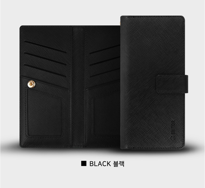 갤럭시 다이어리 지갑 가죽 케이스 카드 수납 블루, 갤럭시S25 - 상세 이미지 5