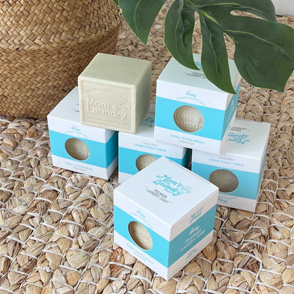 천연 코코넛오일 유아 아기세탁비누 200g 신생아 속옷 가재수건 손빨래 EWG 그린등급