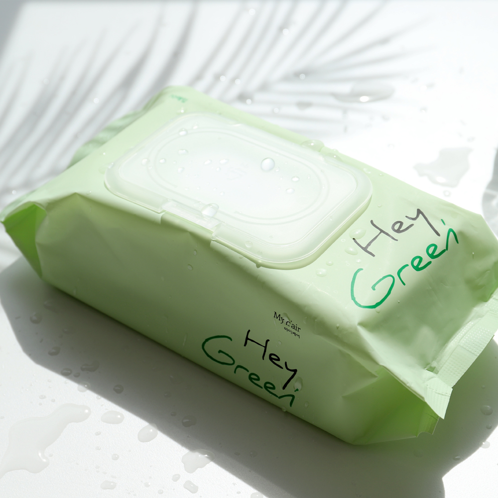 마이케어 헤이그린 물티슈 캡형 70매 10개