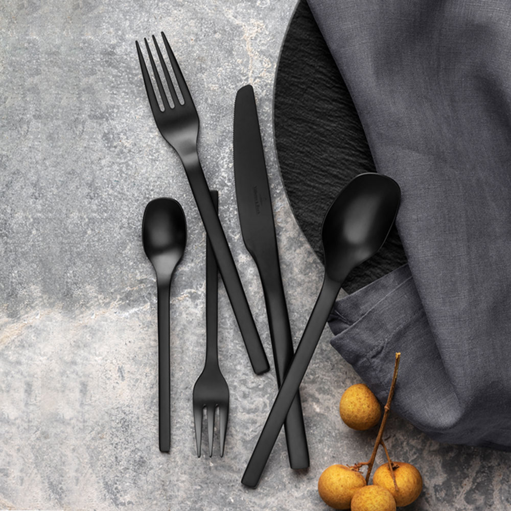 빌레로이앤보흐 매뉴팩처 블랙 무광 커트러리5P 세트