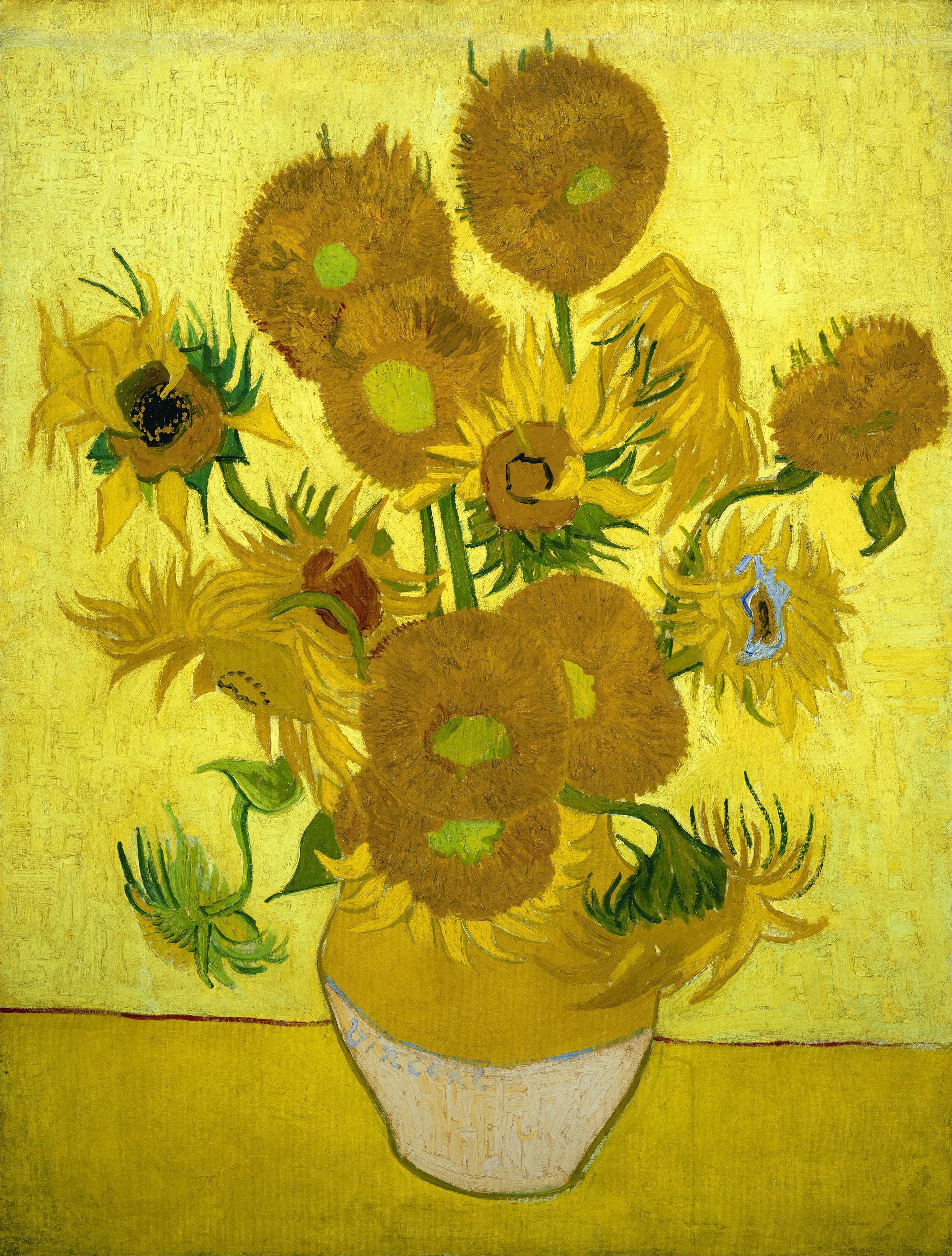 반고흐 해바라기 70x100cm 그림 액자 명화 인테리어 거실벽면 사무실 개업선물 캔버스 - 상세 이미지 3