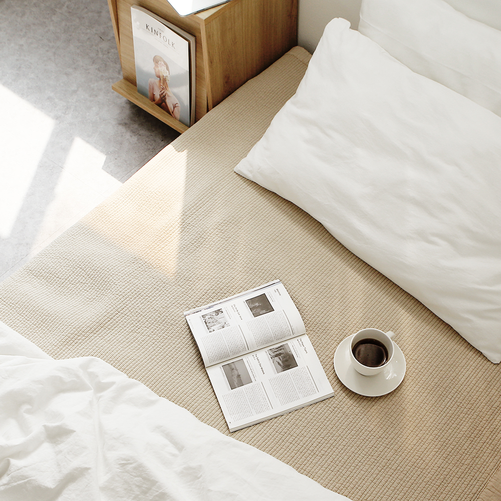 마롤로뜨 여름 침대패드 이불 목화솜 패드 60수 피그먼트 유아