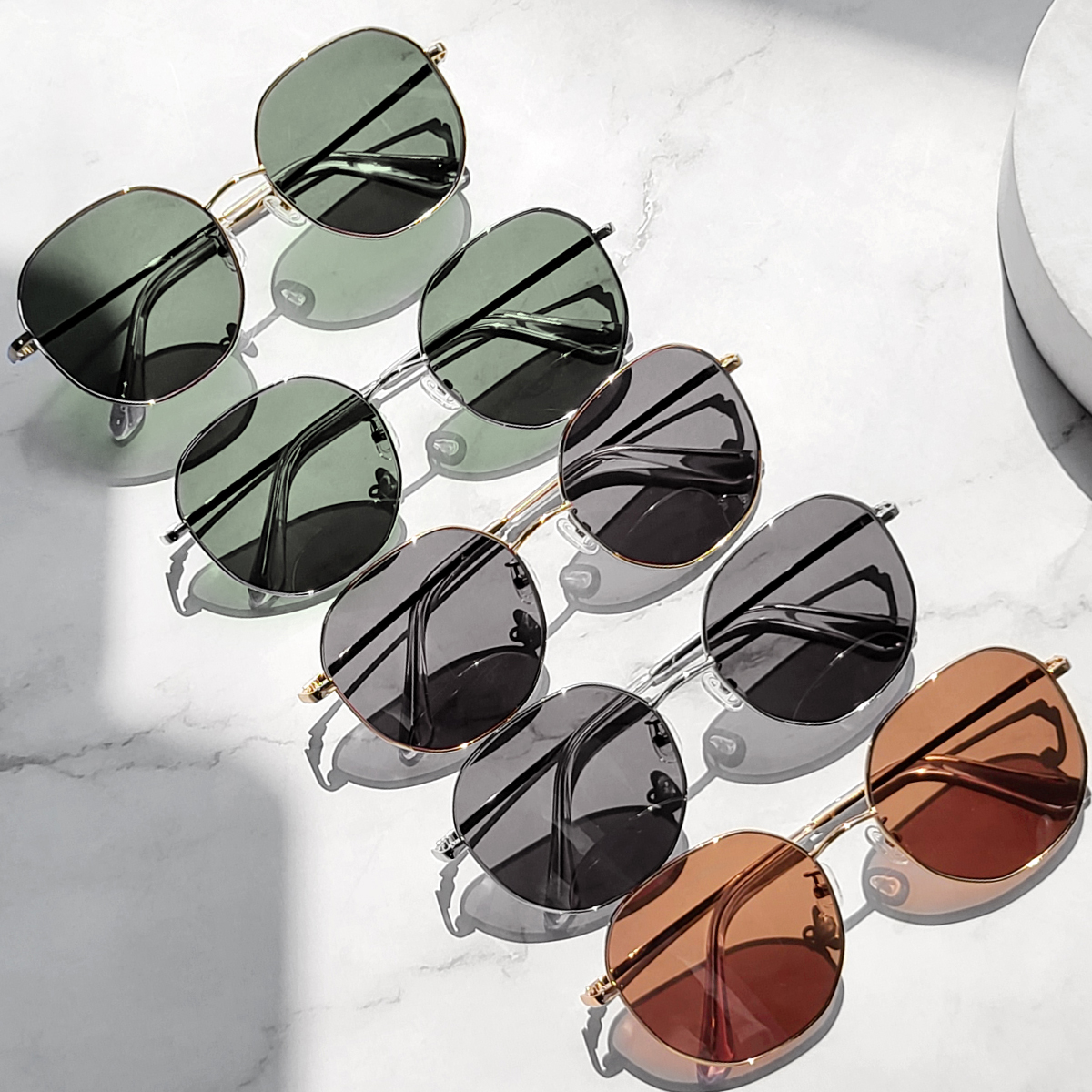 초경량 눈부심 자외선차단 선글라스 남자 여자 명품 인싸 골프 빅사이즈 레트로 운전