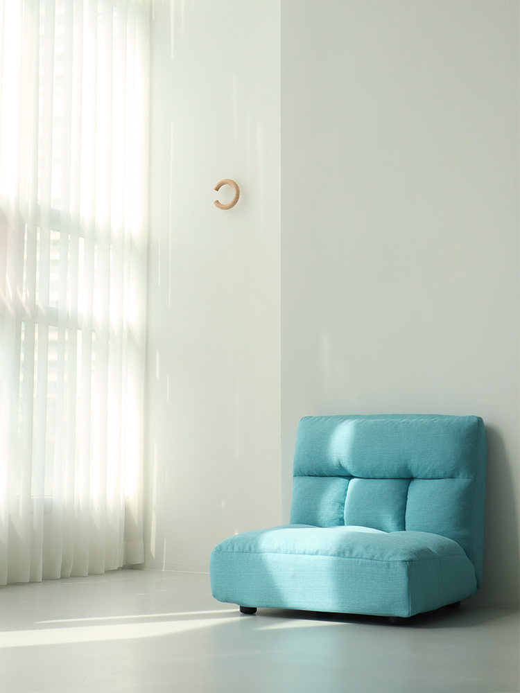 브루스 패브릭 낮은 좌식소파 겸 접이식 쇼파베드