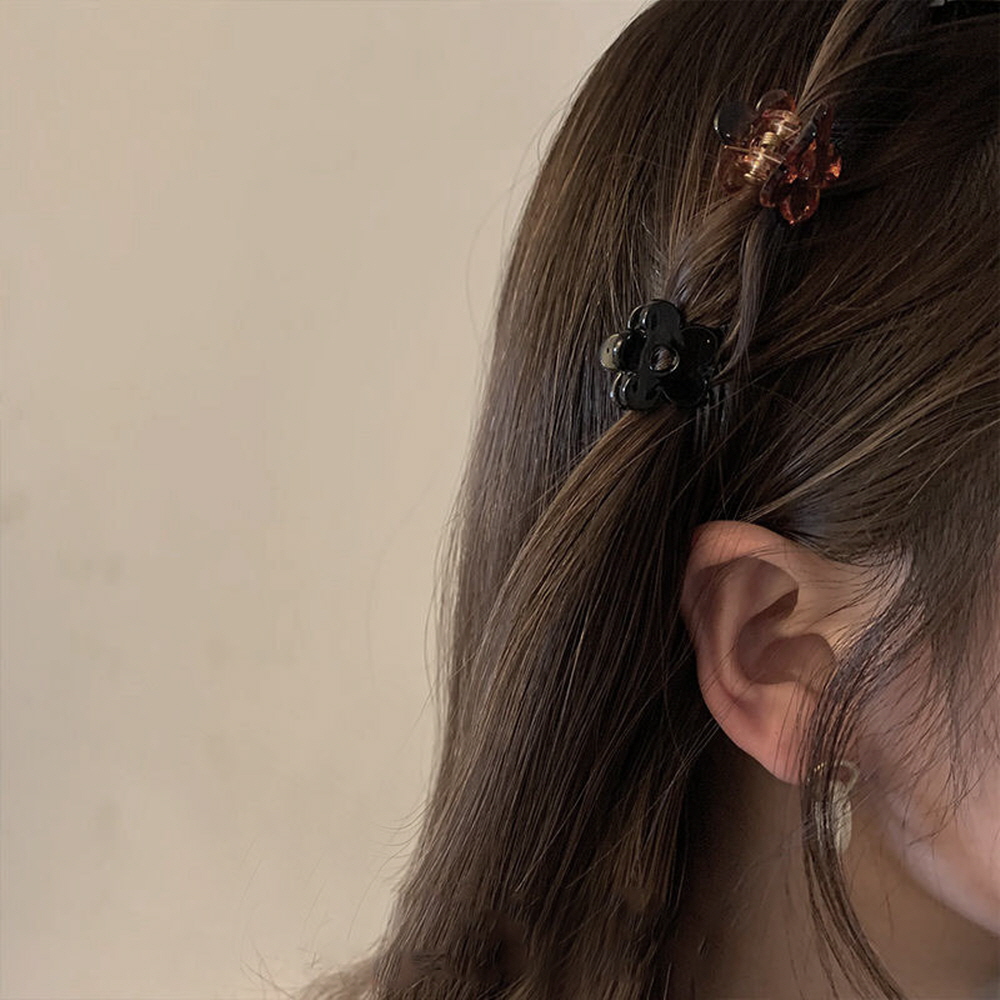 4set 미니 꽃잎 플라워 앞머리핀 잔머리정리핀 집게핀 상세 이미지 17