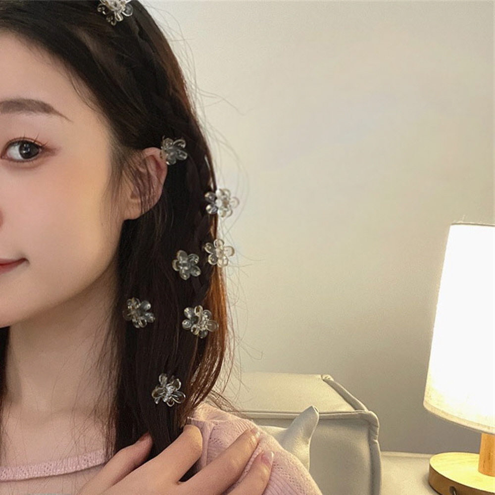 4set 미니 꽃잎 플라워 앞머리핀 잔머리정리핀 집게핀 상세 이미지 14
