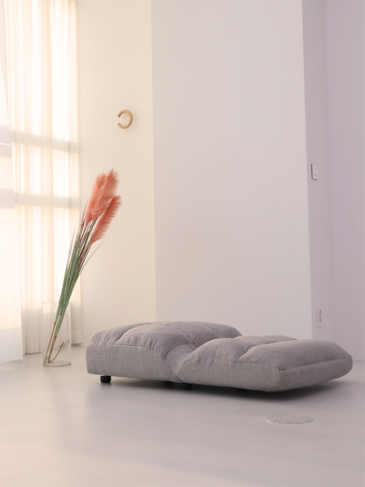 브루스 패브릭 낮은 좌식소파 겸 접이식 쇼파베드