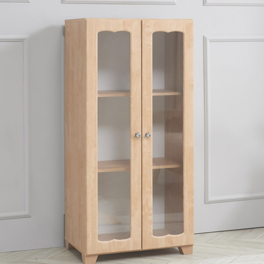 유리문 장식장 나무 진열장 양주 술 상패 트로피 장식장