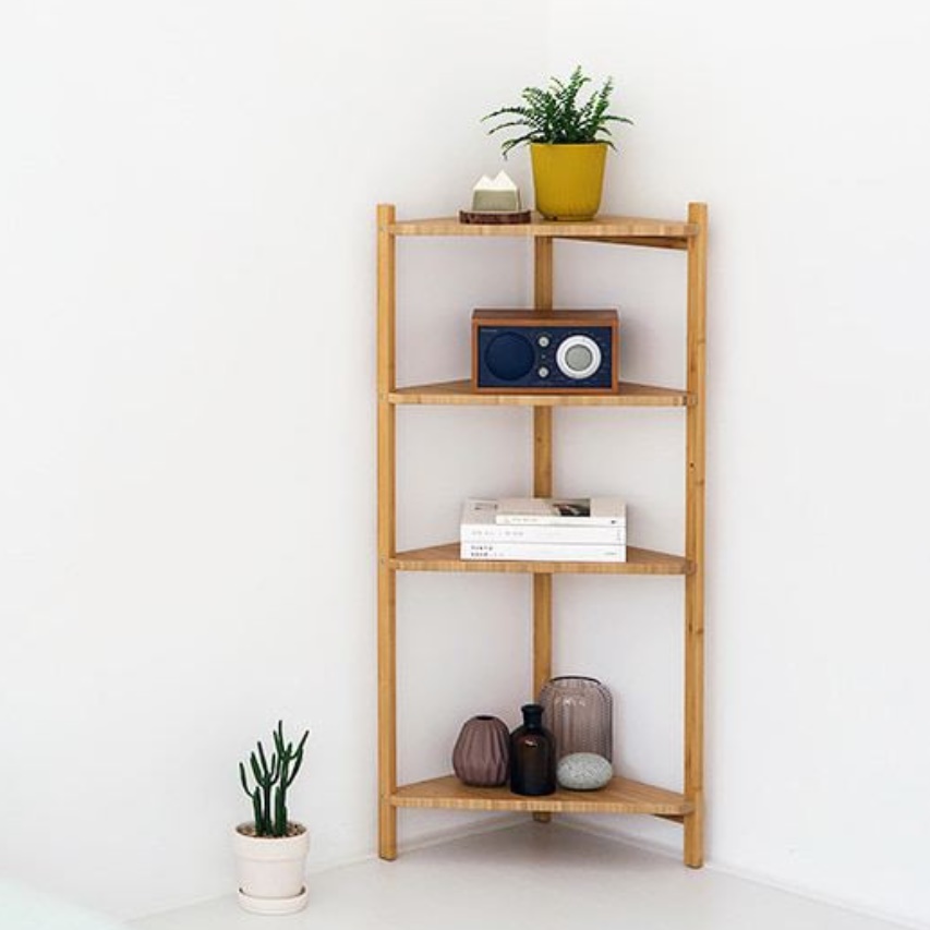 카페 인테리어 코너 장식장 수석 상패 트로피 소형 거실 진열장