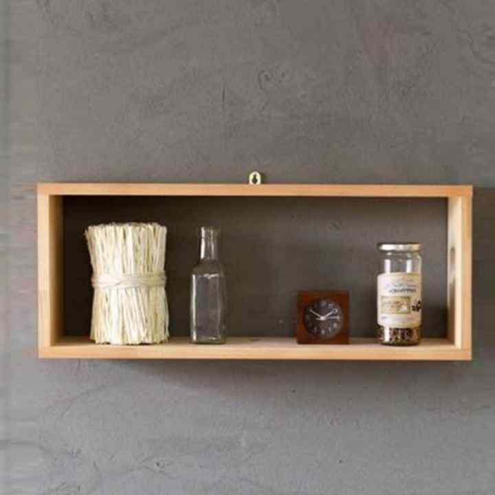 엔틱 빈티지 우드 인테리어 장식장 작은 소품 상패 원목 진열장