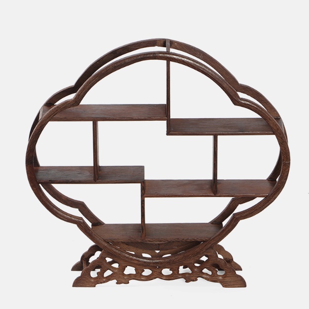 고급 인테리어 장식장 빈티지 엔틱 원목 장식장 수석 담금주 진열장