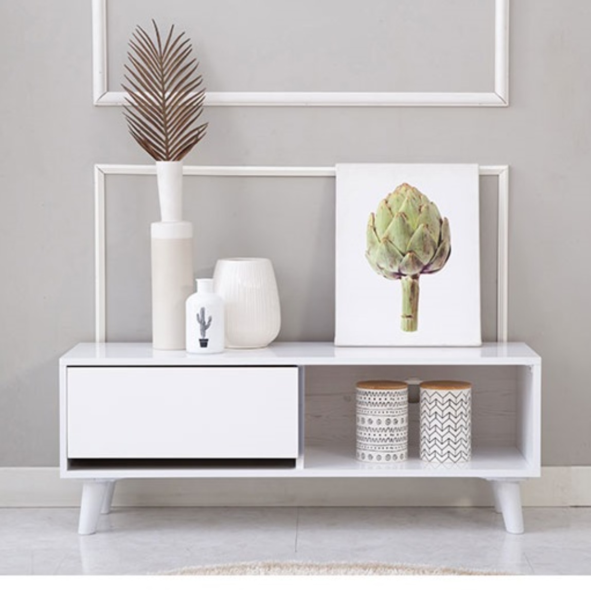 낮은거실장 미니티비다이 원룸 안방 티비장 오디오장식장