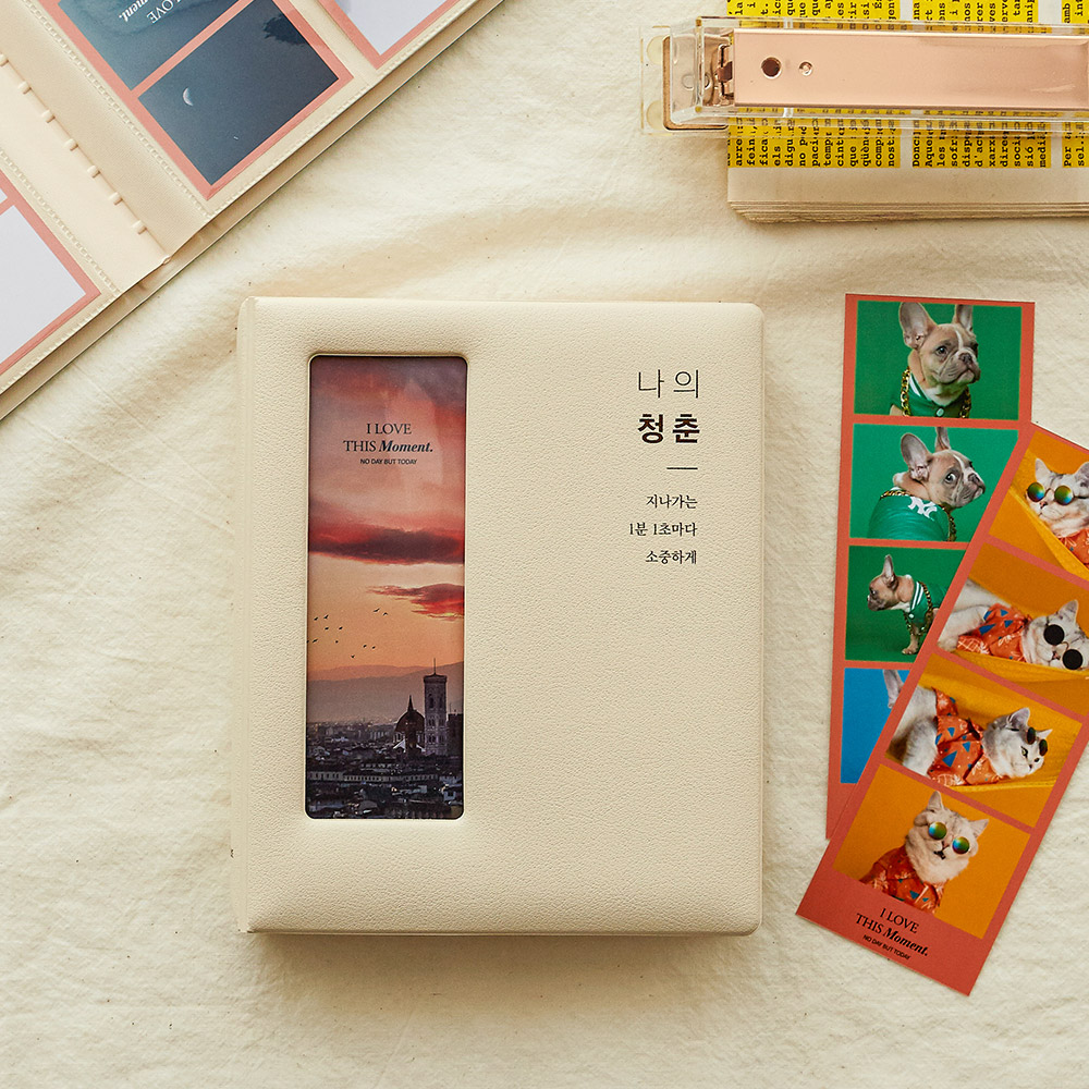 [각인] 사진앨범 포토인생 네컷 앨범 인생 사진첩 포토이즘 하루필름 커플 제품 이미지
