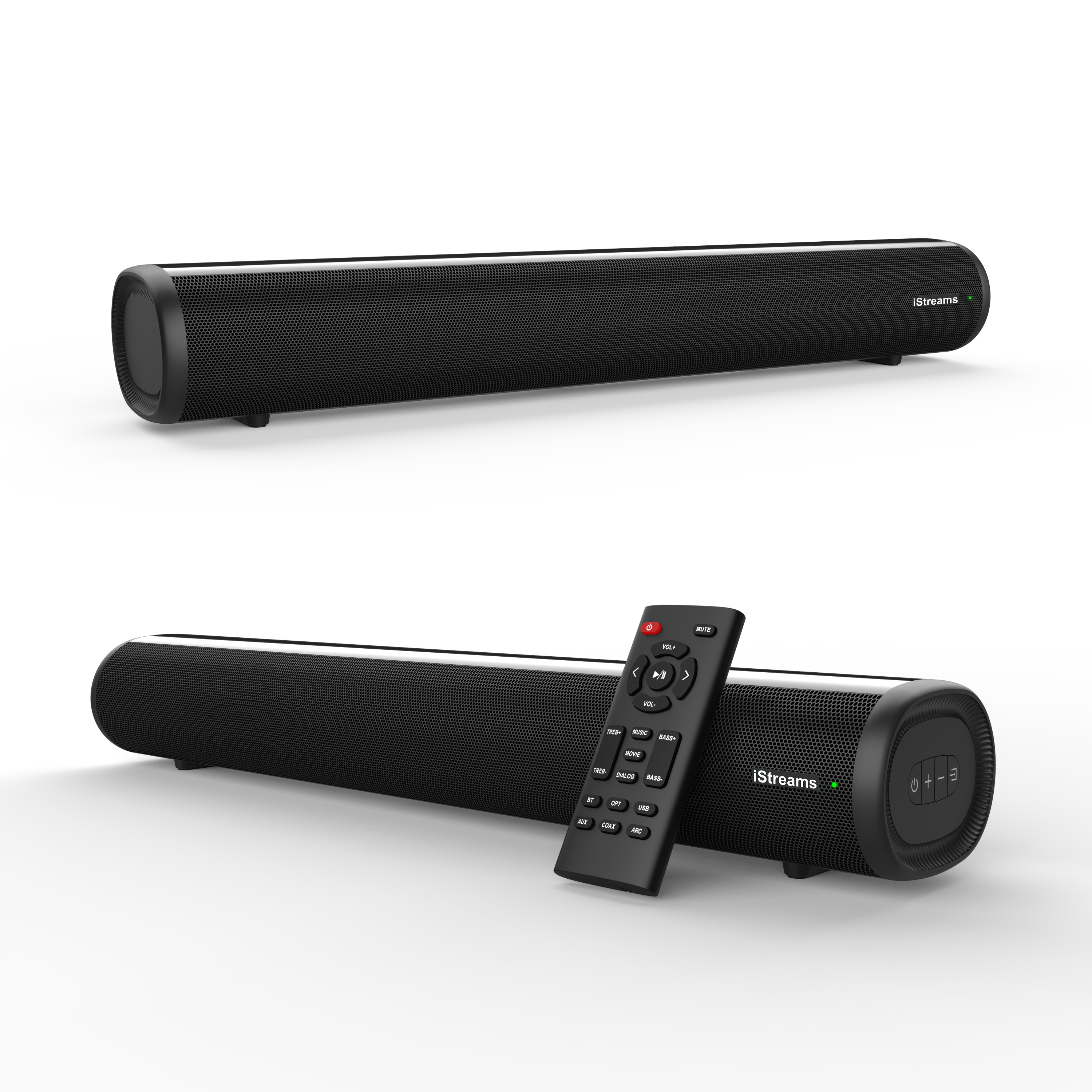 iStreams(아이스트림즈) HDMI ARC 사운드바_모델명SE04, 다양한 연결단자 제공(HDMIARC, 블루투스, Optical, Coaxial, AUX, USB), 리모컨 - 상세 이미지 5