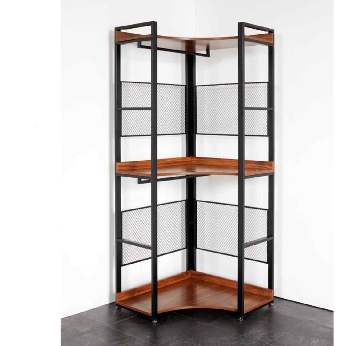 코너 장식장 소품 장식장 빈티지 인테리어 고급 철제 고급 진열장