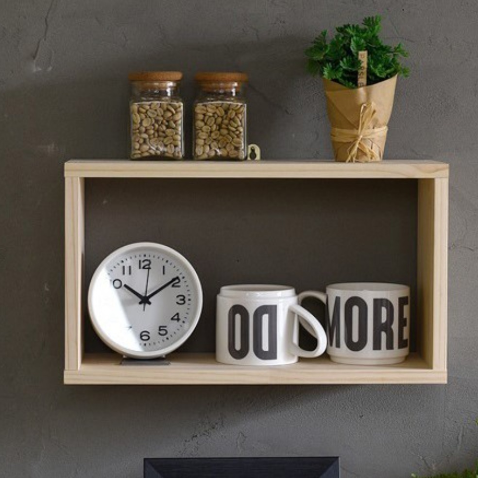 엔틱 빈티지 우드 인테리어 작은 장식장 소품 상패 원목 진열장