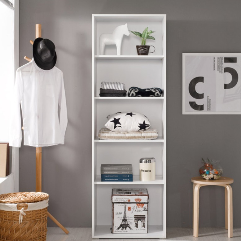 화이트 장식장 키높이 장식장 인테리어 트로피 상패 가방 거실 진열장