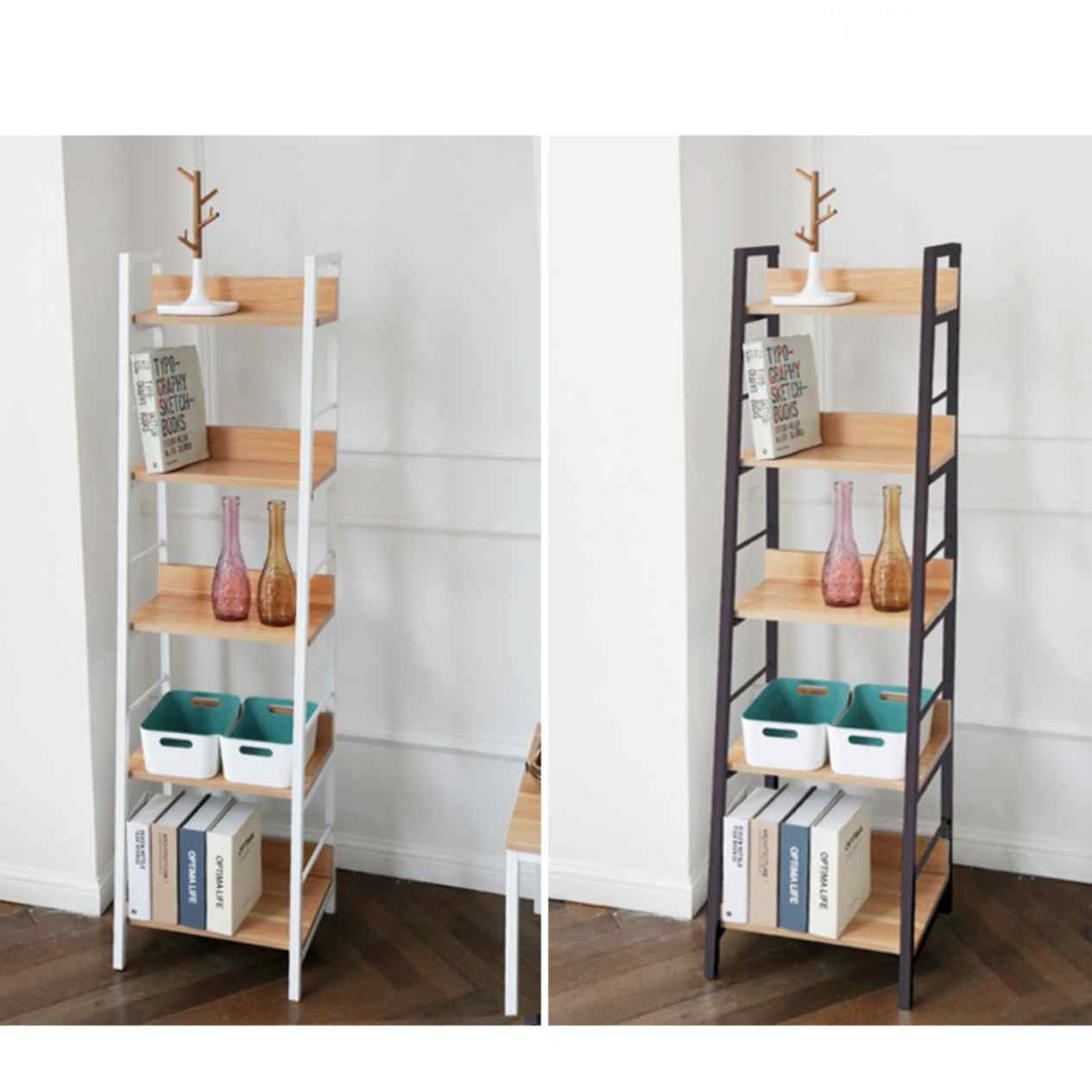 작은 소형 틈새 인테리어 장식장 좁은 철제 카페 거실 진열장