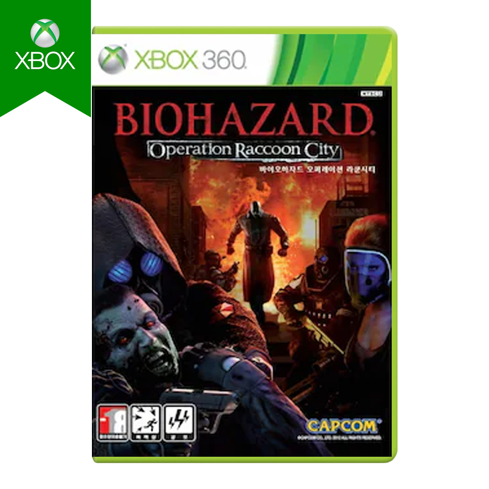 XBOX360 바이오하자드 오퍼레이션 라쿤시티 국내정발 영어 새제품 CD - 상품 이미지