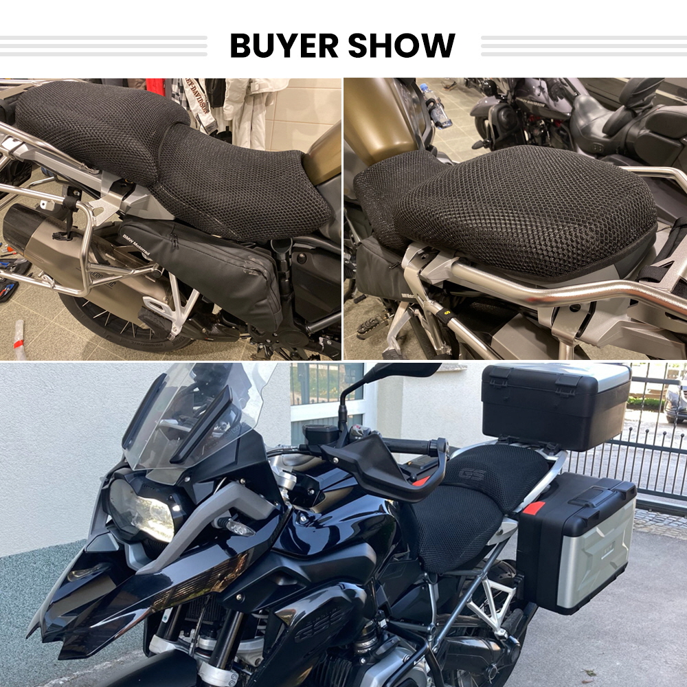 BMW R1250GS 쿨시트 메쉬 커버 통풍 방석 바이크 호환 2018-2022 이미지 7