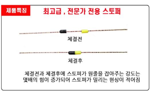 키우라 이중 스토퍼 KW-101 찌멈춤고무 - 상세 이미지 2