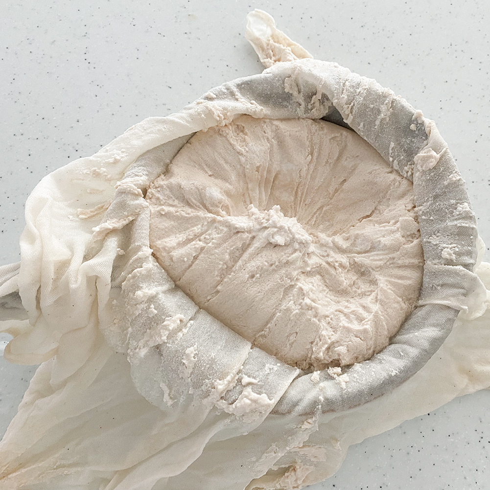 강화 소창 면보자기 3개 세트 무형광 면보 면포 유청 거름망 찜 두부 그릭요거트 리코타 소형 제품 이미지