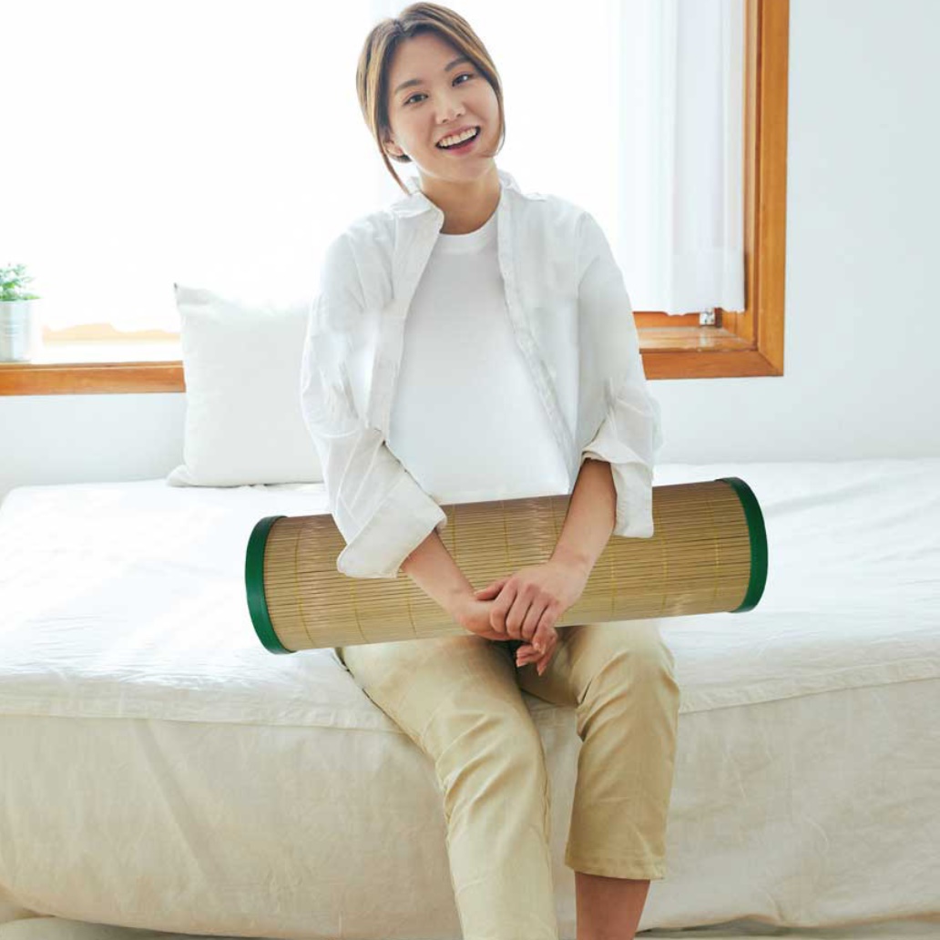 국산 죽부인 소형 여름용 다리사이베개 여름 대나무 죽부인