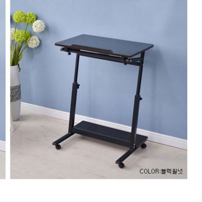 바퀴달린 책상 이동식침대테이블 침대용 책상 이동형책상