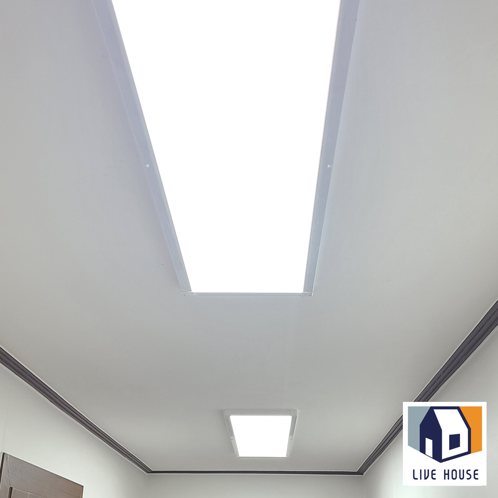 LED 거실등 평판 거실 조명 사무실 플리커프리 방등 1285x320 50w 이미지 6